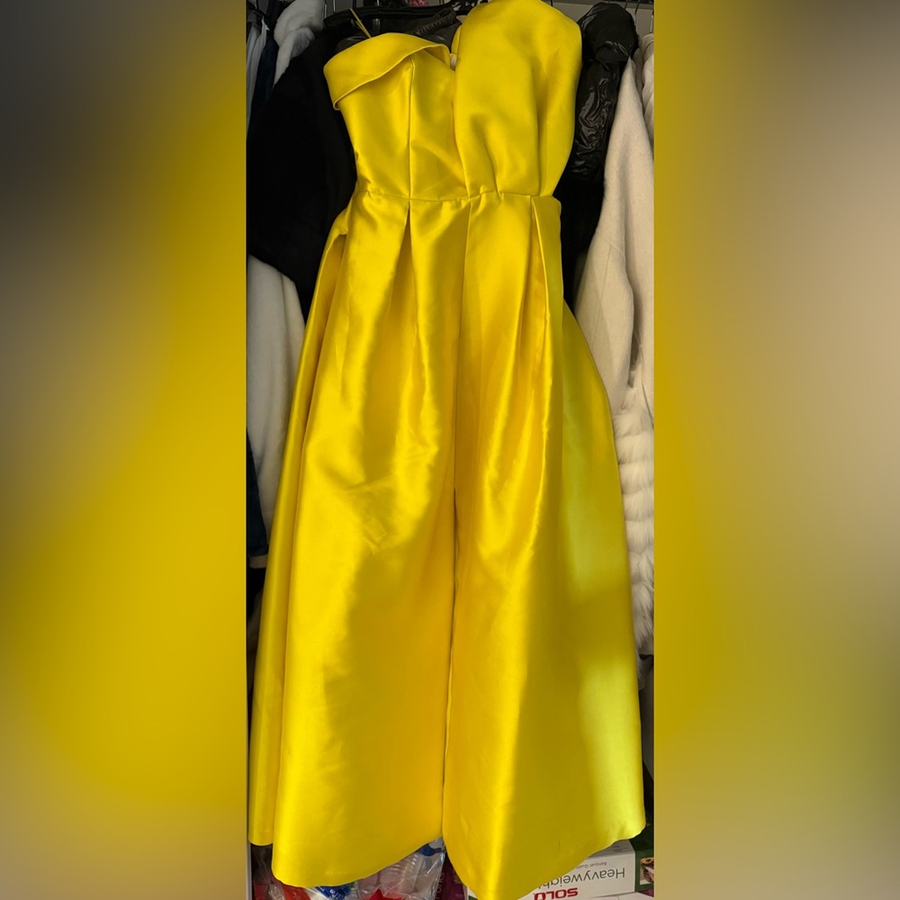 NEW SACHIN & BABI clarissa gown in yellow